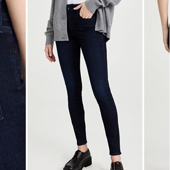 Rag & Bone Jean High Rise‎ Skinny navy blue Jeans Size 27 - Picture 1 of 10